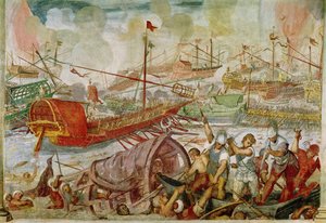 Lepantói csata, 1571. október, 1600 (falfestmény)